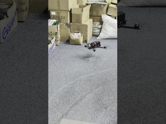 เครื่องยนต์ Drone FPV ขนาด 7 นิ้ว สีดํา มีเวลาบิน 45 นาที และ 5.8G 1.2G 1.3g 4.9G 2W 3W 5W VTX Rc Drone